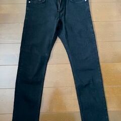 【美品】H&M(エイチ・アンド・エム)　セルビッジデニム　3本セットの画像