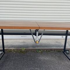 【那須町役場】折畳み会議テーブル　オフィス　机　キャスター　アウトドア【管理番号366】の画像