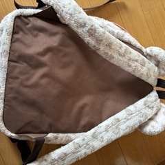 ピンクヒョウ柄リュックの画像