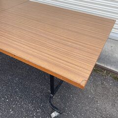 【那須町役場】折畳み会議テーブル　オフィス　机　キャスター　アウトドア【管理番号368】の画像