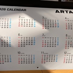 ART 2026 車カレンダーの画像