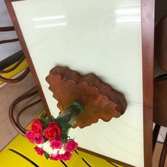 🌸ガラスダイニングテーブル5点セット🌸の画像