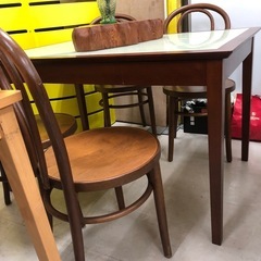 🌸ガラスダイニングテーブル5点セット🌸の画像