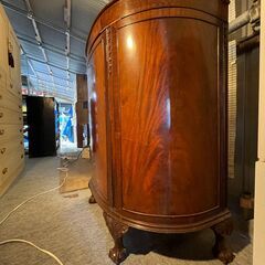 アンティーク調 猫脚コンソール サイドボードの画像