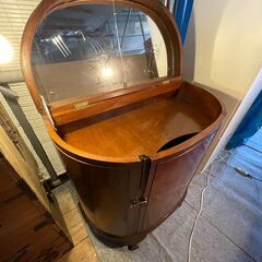 アンティーク調 猫脚コンソール サイドボードの画像