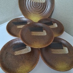 未使用！ミチコロンドン９点　大皿1枚 中皿５枚とカップ＆ソーサー2客の画像