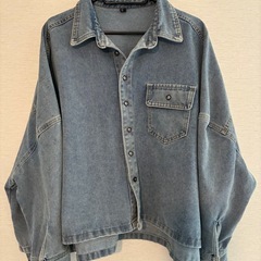 【AMELY】デニムワイドシャツ の画像
