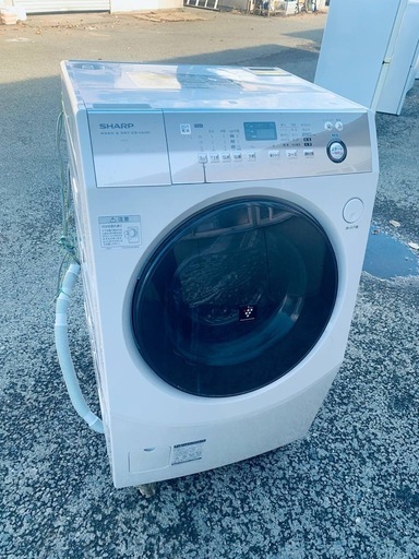 ①✅SHARPドラム式電気洗濯乾燥機✅ ✅ES-V600-NL✅