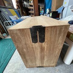 アンティーク 和箪笥 3段 タンス 木製の画像