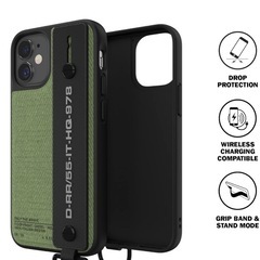 DIESEL ディーゼル iPhone12mini 耐衝撃ハンドストラップ スマホケースの画像