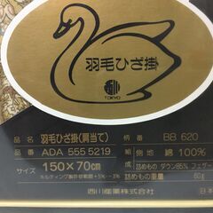 BURBERRY バーバリー 羽毛ひざ掛け（肩当て）70×150cm　ダウン85％ フェザー15％の画像