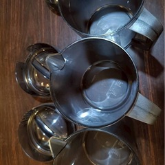 【美品】デュアル ウォーターピッチャー 二重構造 1.5L  3セットの画像