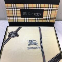 BURBERRY バーバリ　コットンベロアシーツ　140×240㎝