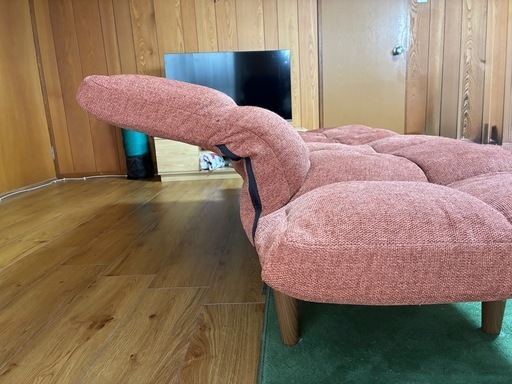 ソファ　テラコッタオレンジ