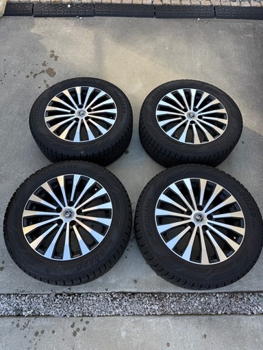 スタッドレスタイヤセット 225/55R17 YOKOHAMA iG60 2023年製ホイール付 4本セット