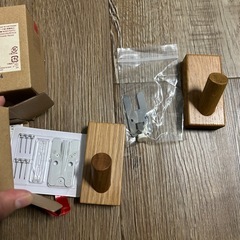 無印　フック　三つセットの画像