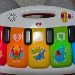 ★取引中★ フィッシャープライス(fisher price) あんよでキック! 4WAYバイリンガル・ピアノジム 赤ちゃん メリーの画像
