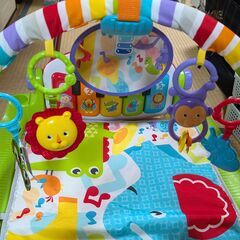 ★取引中★ フィッシャープライス(fisher price) あんよでキック! 4WAYバイリンガル・ピアノジム 赤ちゃん メリーの画像