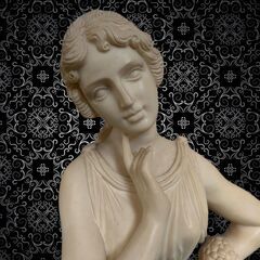 【ギリシャ風 女性像 置物】高さ約64cm／しっかり重みありの画像