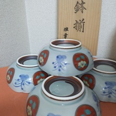 未使用　有田焼　波佐見焼 　雅幸窯 　小鉢（大きめ）5客12.3㎝木箱付の画像