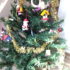 クリスマスツリー　ライト付の画像