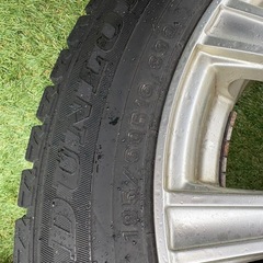 195 60R16 ダンロップ　ウィンターマックス02 2019年製造　溝有りの画像