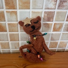 クリスマスツリー 動物オーナメント 7つセットの画像