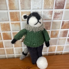 クリスマスツリー 動物オーナメント 7つセットの画像