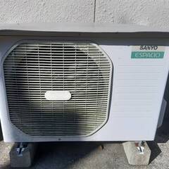 サンヨーエアコン（中古）　エスパシオ単相200V　5.6K　室内ユニット　KP-56EQ-WL    室外ユニットCHV56E2の画像