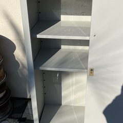 グリーンライフ　屋外用　縦長　物置　スチール物置　895×1320×470の画像