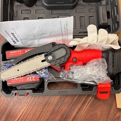 新品未使用　チェーンソー　電動の画像