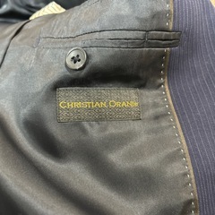 洋服の青山　スーツ　ジャケット　メンズ　ストライプ　Mサイズの画像