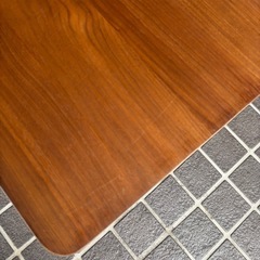 テーブル ロータイプ 木目 コンパクト 収納付 両サイド収納25K 北TO3の画像