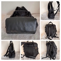 an•an リュックサック＆ショルダーバッグセット バックパック ブラックの画像