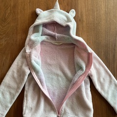 キラキラユニコーンパーカー　110の画像