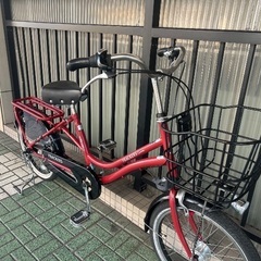 🔹シティサイクル 丸石 フラッカーズ チャイルドシート取付可✨の画像