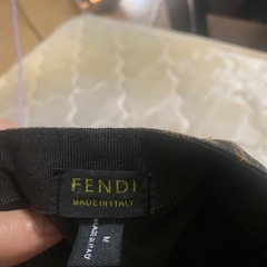 FENDI帽子ズッカ柄の画像