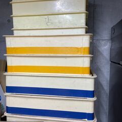 【早い者勝ちです】番重20枚　ばんじゅう　食品用コンテナ 　サイズは3種類あります　【引き取り限定】の画像