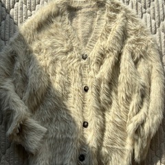 ヘイクファー　カーディガンの画像