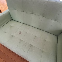 2人掛けソファ無料で差し上げますの画像