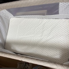 添い寝ベッド グレーの画像