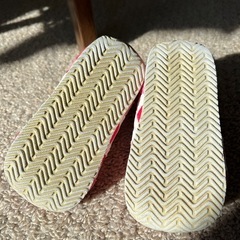 アシックスasics すくすく2本ベルト13.5cm ピンク　ベビースニーカーの画像