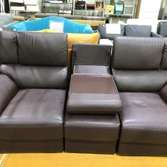 3人掛けソファ　テーブル付き　の画像