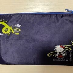 非売品　宝くじ保管用　ハローキティポーチ　2023 サンリオ年末ジャンボの画像