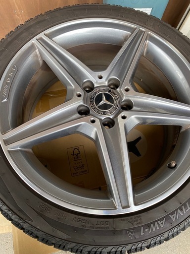 ベンツCクラス　W205前期AMGライン　アルミ4本