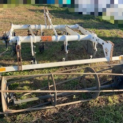 スガノ農機 6連 スタブルカルチ MSC 6PYQLK 対応馬力 45～60馬力 日農工S L ヒッチ 兼用 トラクター アタッチメント 中古 引き取り限定の画像