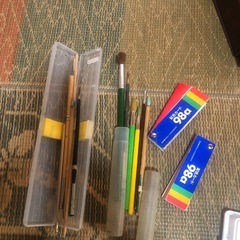 まもなく処分絵の具セット一式の画像