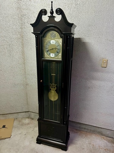 アンティーク Tempus Fugit ドイツ製 ホールクロック振り子時計 昭和レトロ 柱時計