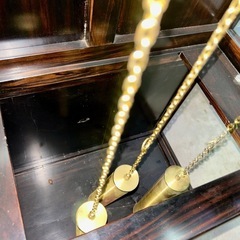 アンティーク Tempus Fugit ドイツ製 ホールクロック振り子時計 昭和レトロ 柱時計の画像