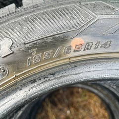 スタッドレスタイヤ♪155/65R14の画像